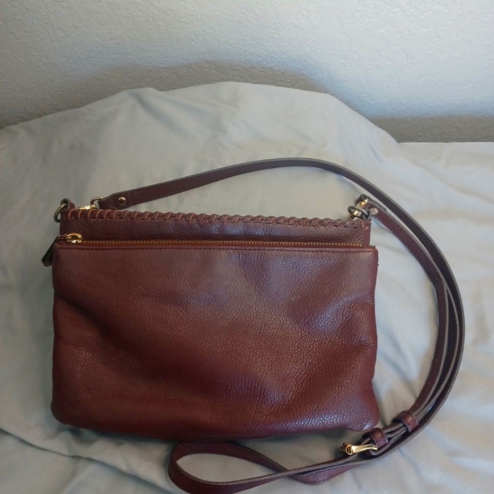 Tommy Bahama Exumas Double zipper crossbody bag
